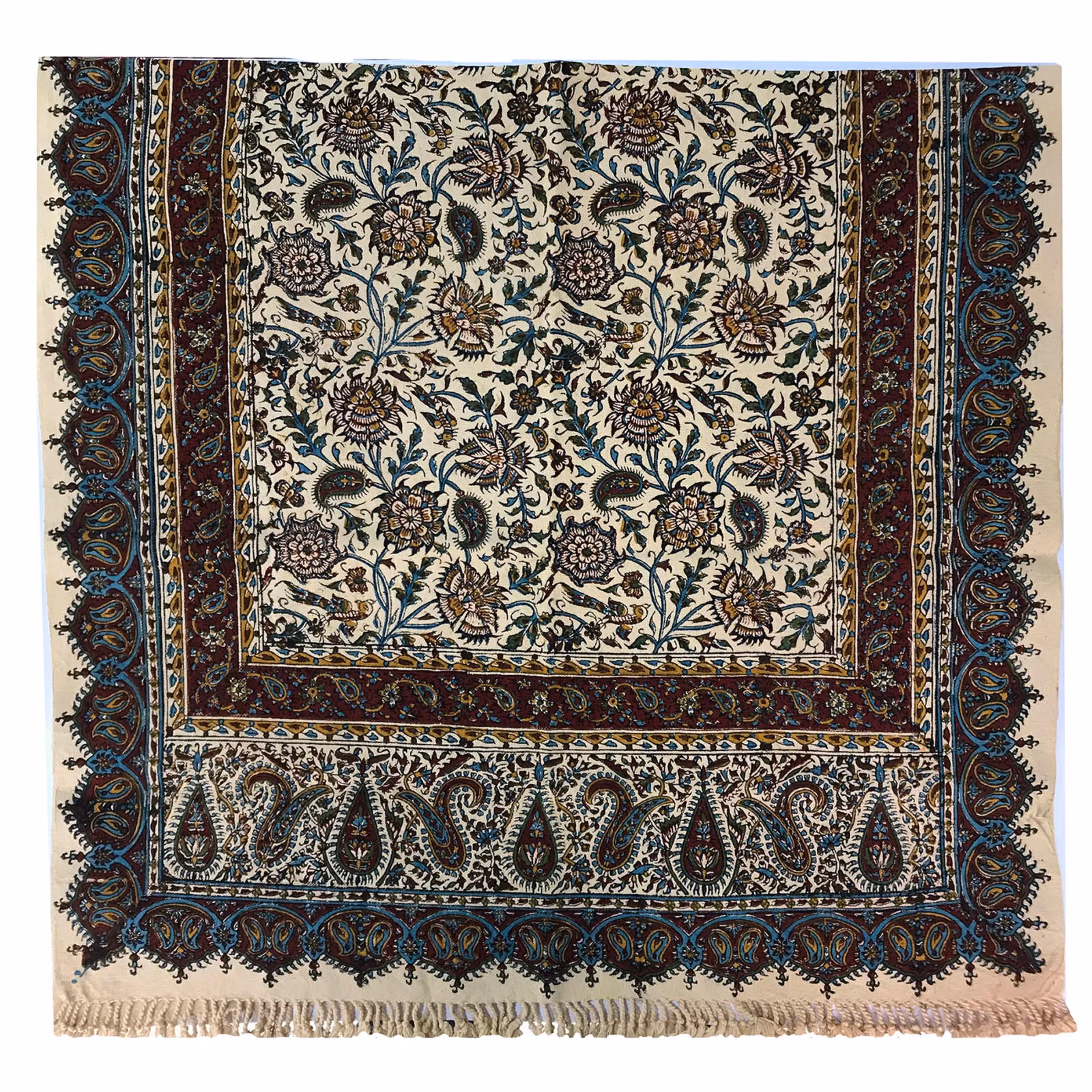 رانر قلمکار اعلا طرح گل و بته سایز 60در120