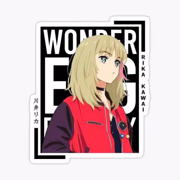 بوک مارک رزینی طرح انیمه wonder egg priority 2