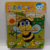 پازل 6وجهی طرح زنبور