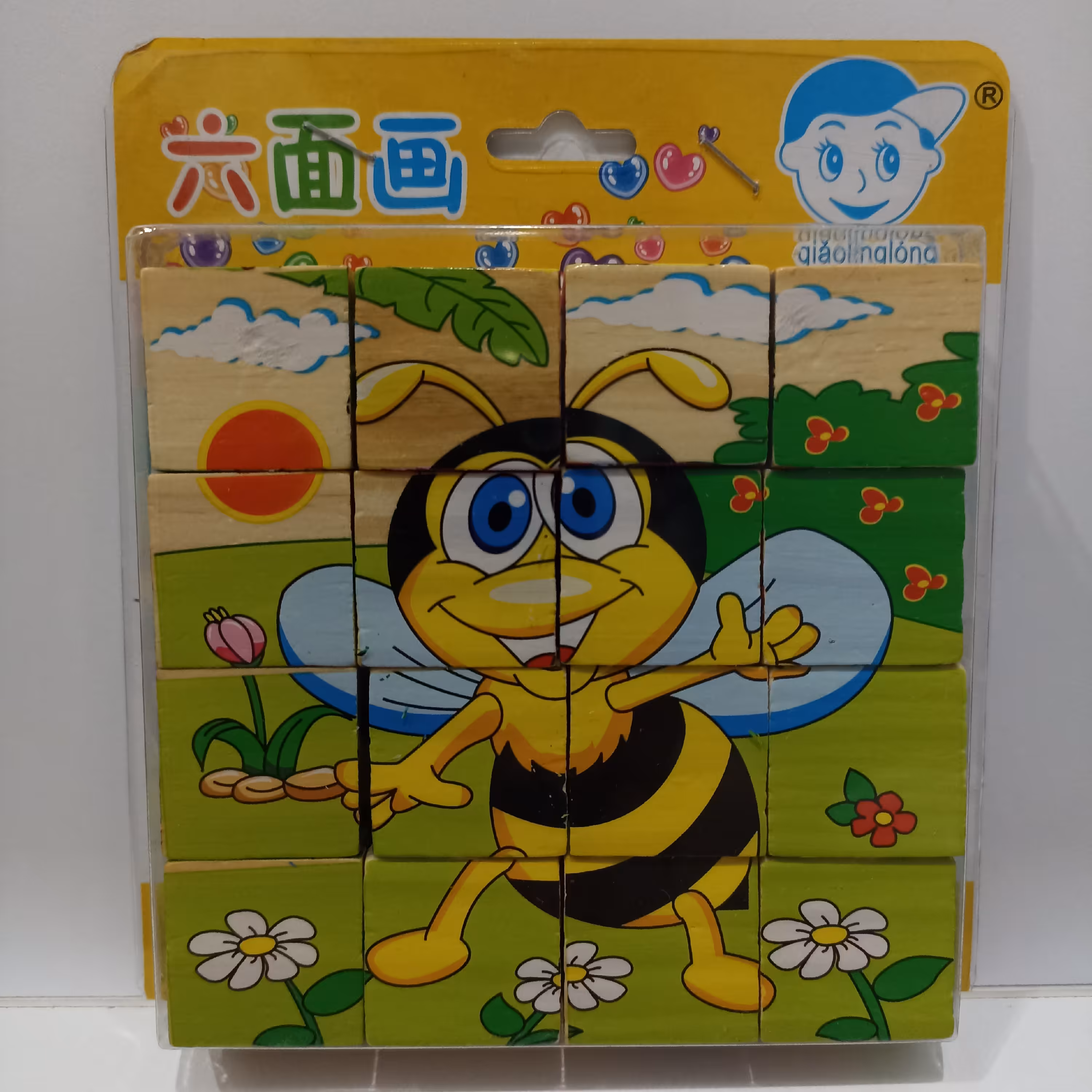 پازل 6وجهی طرح زنبور