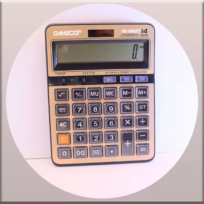 ماشین حساب رومیزی کاسیک GX-350GC-پخش کلی ماشین حساب الکتوبکا 2888