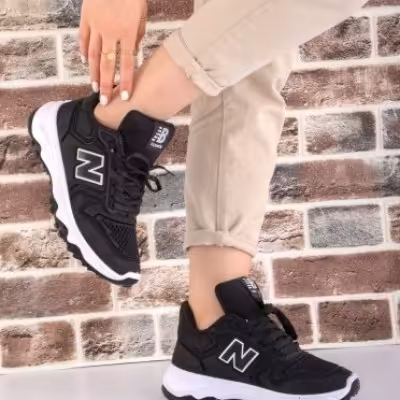 کفش ورزشی زنانه مدل نیوبالانس کتانی پیاده روی