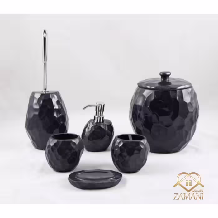 ست سرویس بهداشتی 6 تیکه رزین کد 403