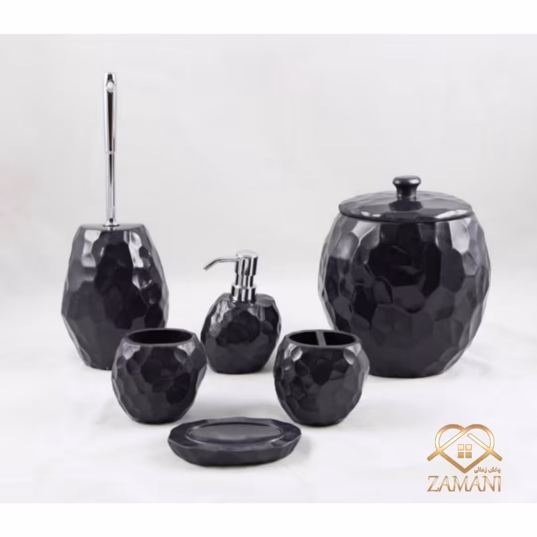 ست سرویس بهداشتی 6 تیکه رزین کد 403