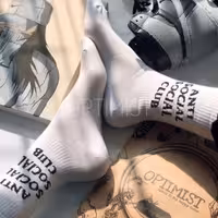 جوراب ساقدار anti social social club نخ پنبه فری سایز