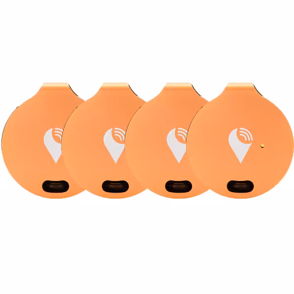 ترک آر گجت هوشمند مکان یاب مدل Bravo Tracker 4 Pack پکیج 4 تایی رزگلد - Hiapple.ir