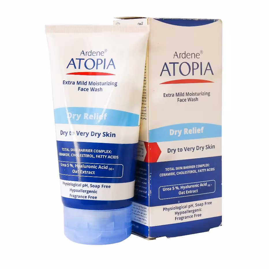 لوسیون شوینده و مرطوب کننده بسیار ملایم صورت آتوپیا آردن 150 گرم