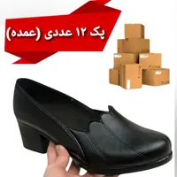  12  جفت کفش پاشنه دار سایزبندی جور مدل هلالی (پسکرایه)
