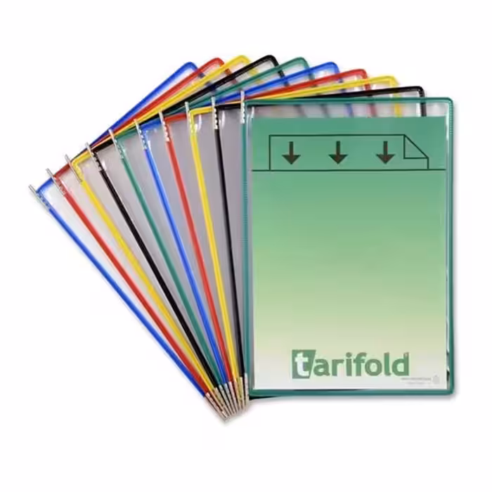 فولدر یدکی A4 تاریفولد 10 عددی رنگ جور