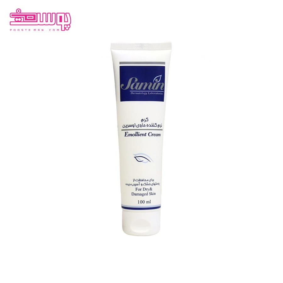 مرطوب کننده پوست خشک ثمین مدل Emollient حجم 100ml