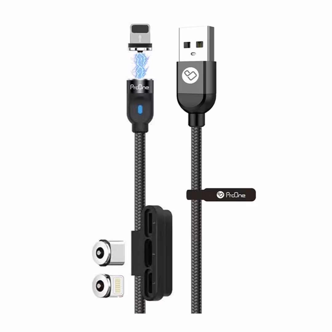 کابل شارژ به لایتنینگ -تایپ سی مدل PCC260  برند پرووان