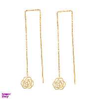 گوشواره طلا 18 عیار زنانه سپیده گالری کد SE0018