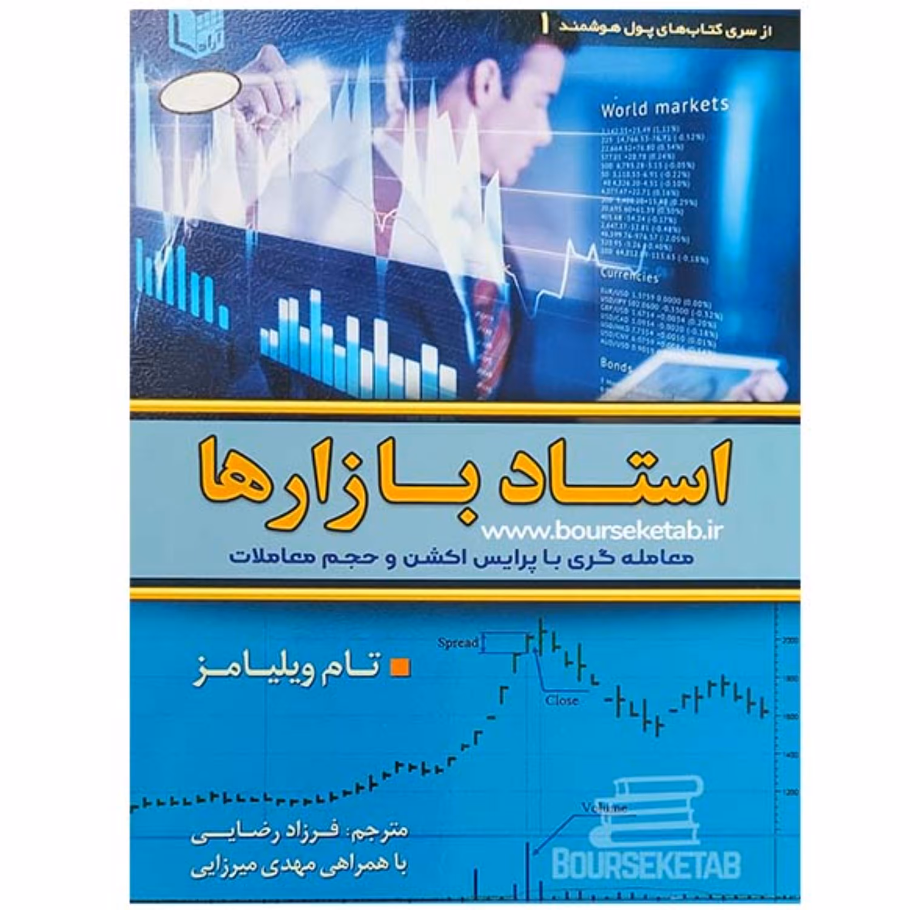 کتاب استاد بازارها معامله گری با پرایس اکشن و حجم معاملات اثر تام ویلیامز