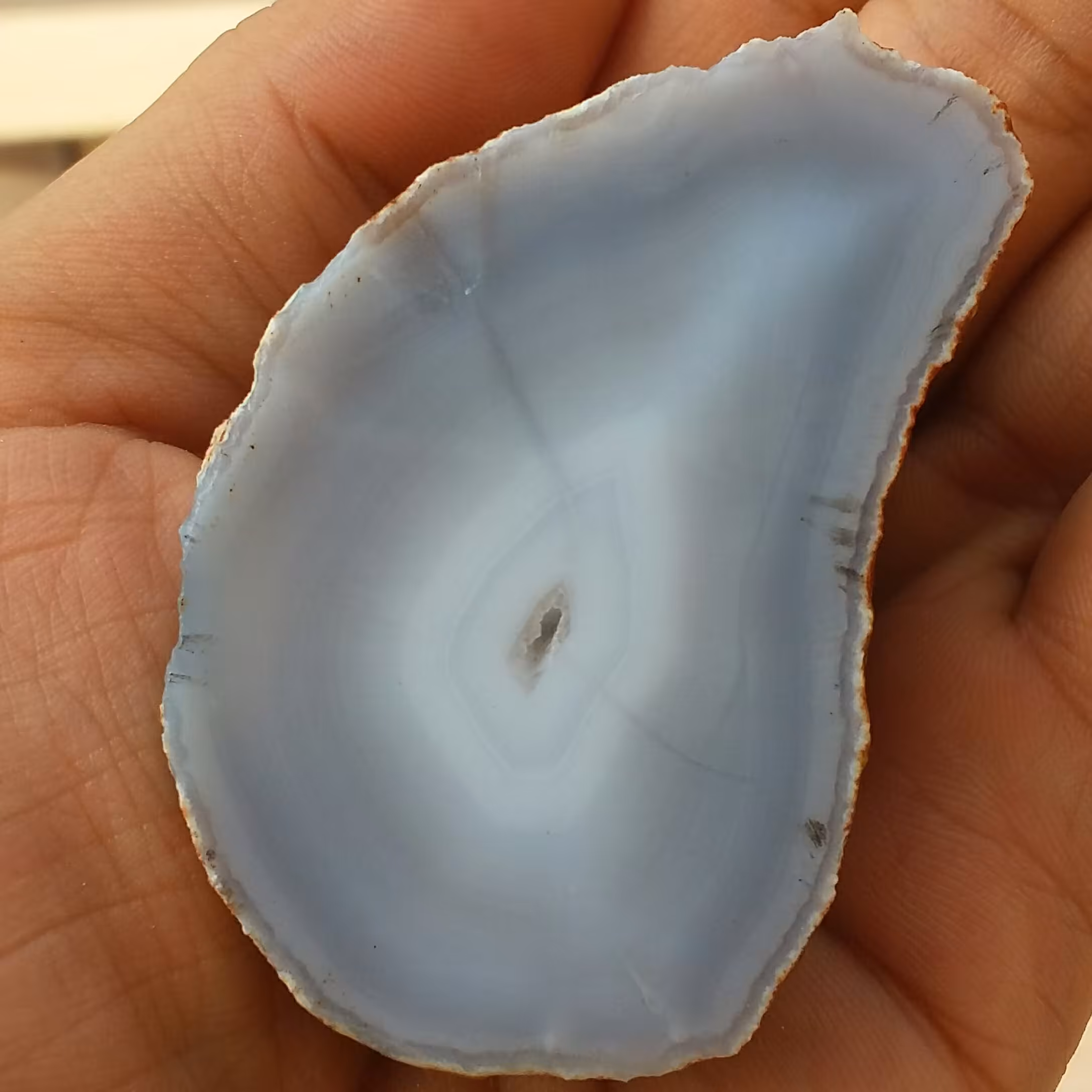 اسلایس سنگ راف عقیق سلیمانی سه بعدی خاا ااص 100 در 100 طبیعی شاهکار خلقت دیدنی با قابلیت ساخت چند نگین بینظییر