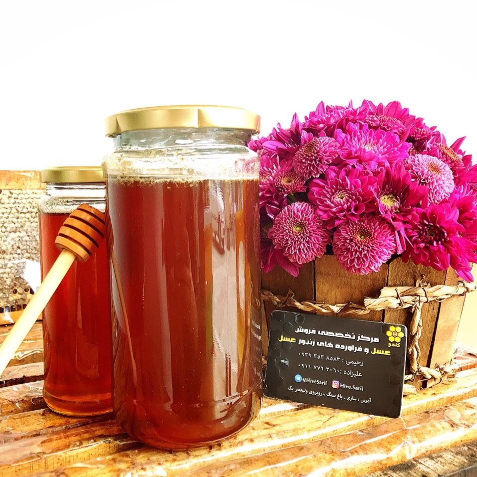 عسل طبیعی آویشن رنگ عقیقی قرمز (فروشگاه کندو)