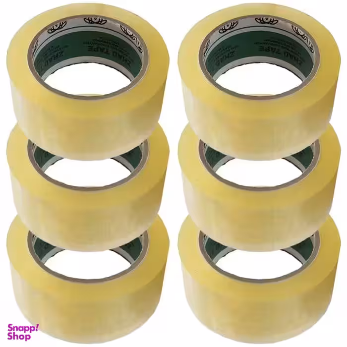 چسب پهن ژد مدل 48mic عرض 5 سانت بسته 6 عددی