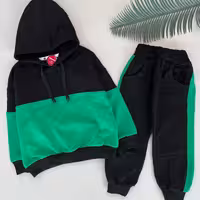 ست هودی شلوار اسپرت بچگانه جنس دورس لاکرا اعلا ( سایز بندی 1 تا 5 سال)