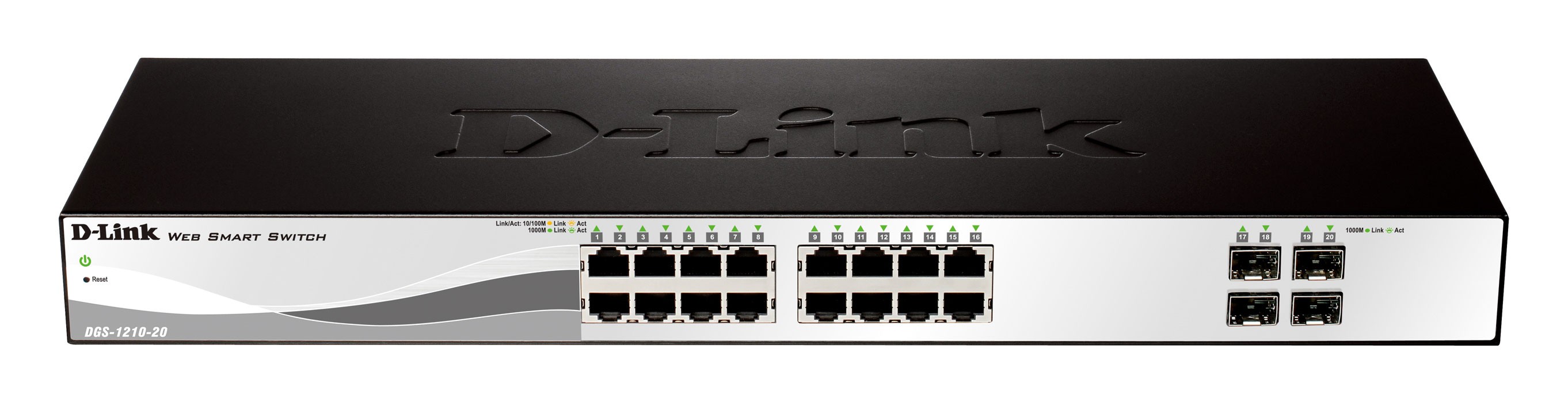 سوئیچ شبکه 20 پورت گیگابیت دی لینک DGS-1210-20