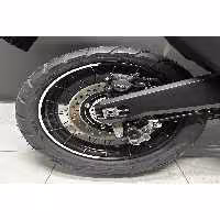 نوار رینگ موتورسیکلت سفید HONDA X ADV مدل برچسب HALF RIM Dark Wind