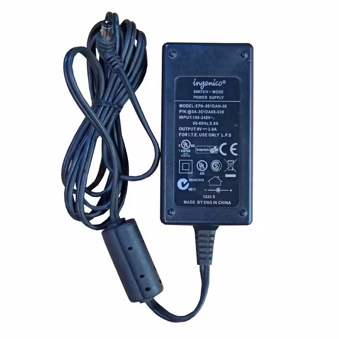آداپتور 8 ولت 3.6 آمپر ingenico 