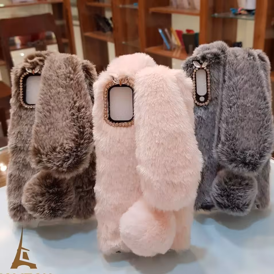 قاب کاور گوشی طرح حیوانات خرگوش دخترانه مناسب تمامی گوشی ها