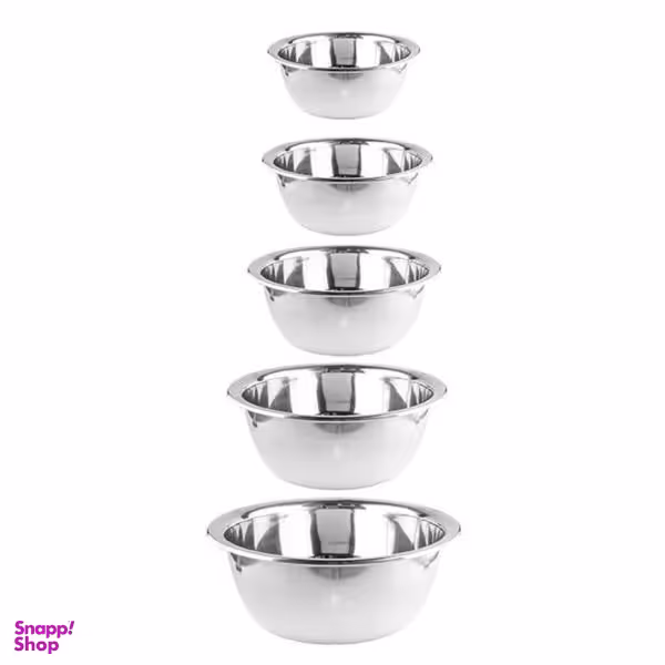 لگن آشپزخانه بیوتی مدل AT255 مجموعه 5 عددی