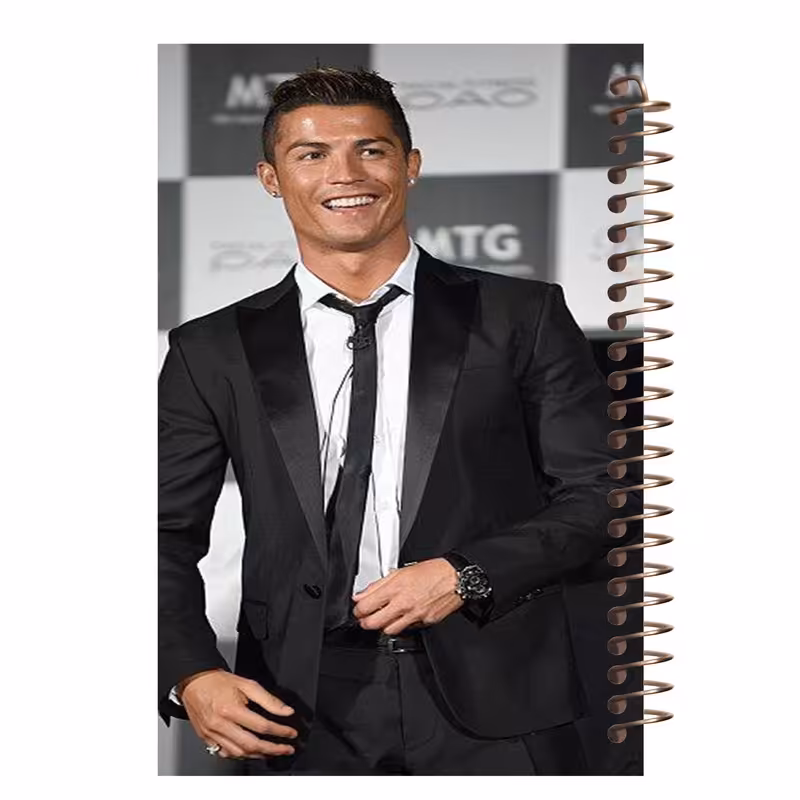 دفتر یادداشت آف تاب شهر طرح کریستیانو رونالدو کد 4194