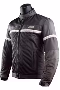 کاپشن موتورسوار مشکی مردانه FORTE GT 1053 حفاظت کامل پالتو موتور سیکلت تابستانی 2XL اندازه سیاه motosergen