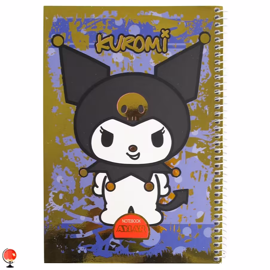 دفتر مشق 80 برگ طرح کرومی آبی آیلار