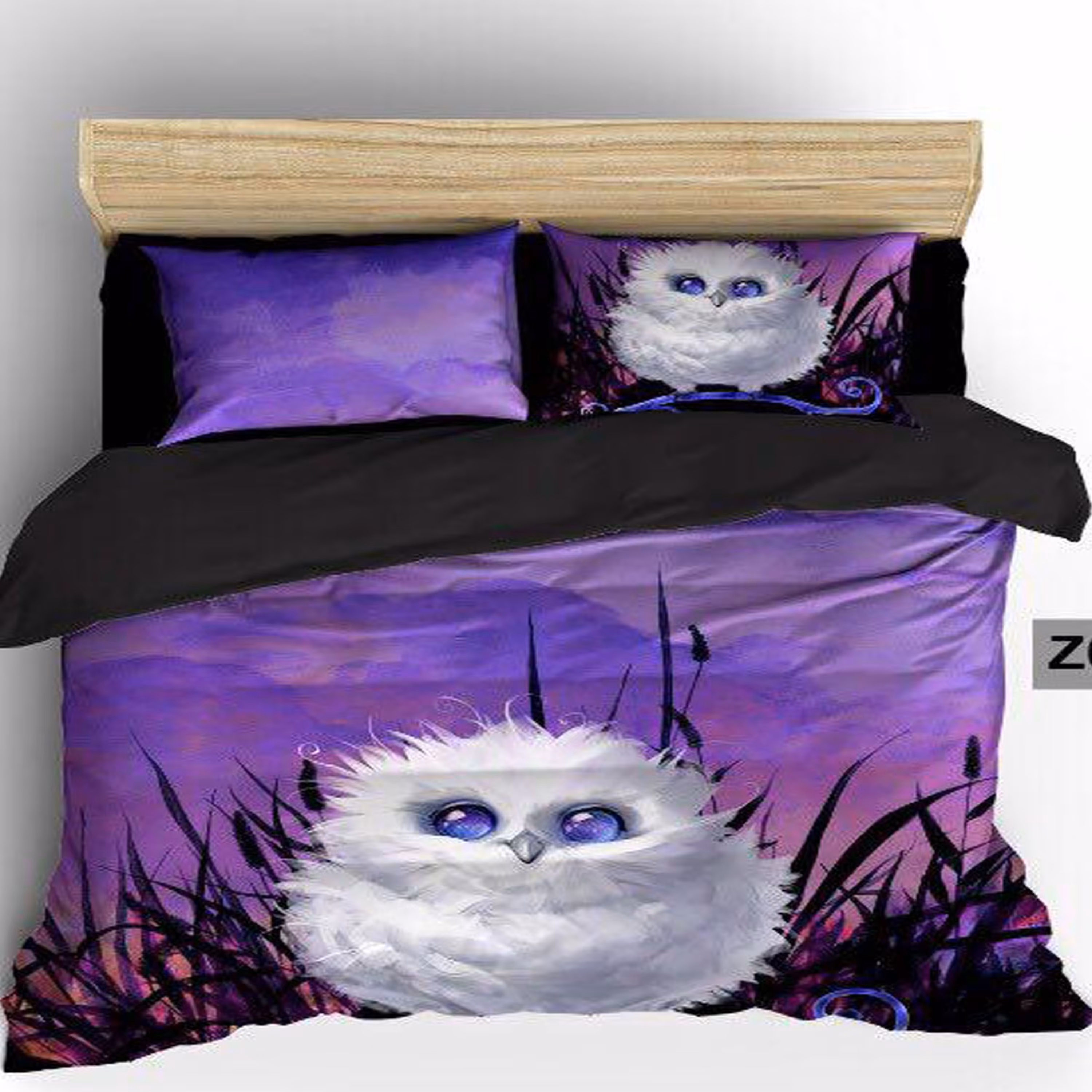 سرویس روتختی 2 نفره تنسل چاپی برندترک لند(Turk Land) z 461