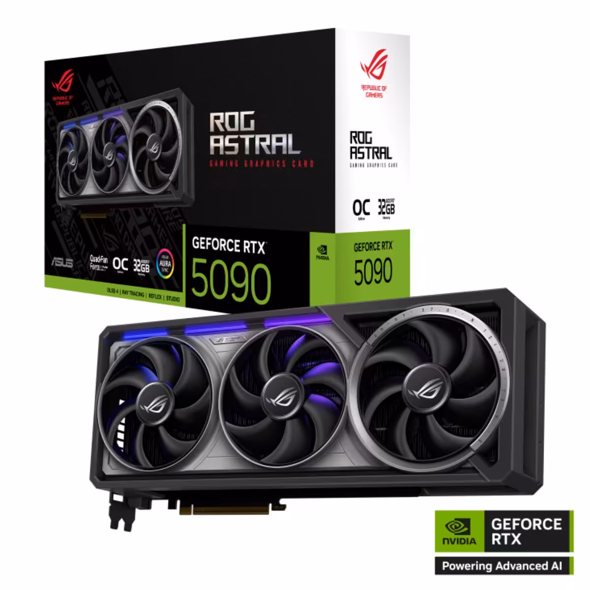 خرید کارت گرافیک ASUS ROG Astral GeForce RTX 5090 32GB GDDR7 OC Edition با بهترین قیمت