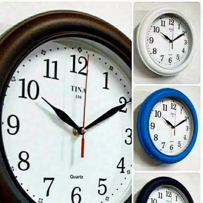 ساعت دیواری سوپر آرام گرد کد130