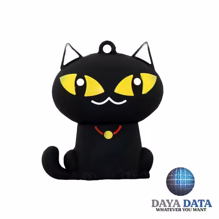 فلش مموری فانتزی دایا دیتا  طرح گربه سیاه  مدلPF1054-11 ظرفیت64GB-USB3  