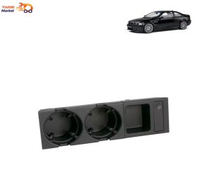 جا لیوانی و جا سکه ای BMW E46 مشکی رنگ مناسب برای مناسب برای 318i , 320i , 323i, 325i, 325ci, 330i و 330ci