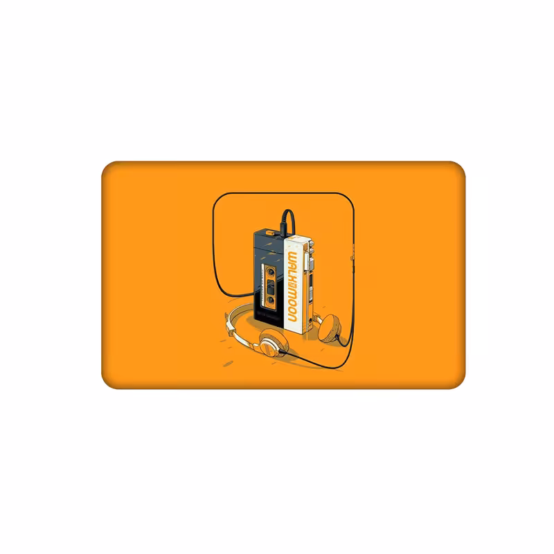 استیکر کارت مدل نوار کاست کد 114