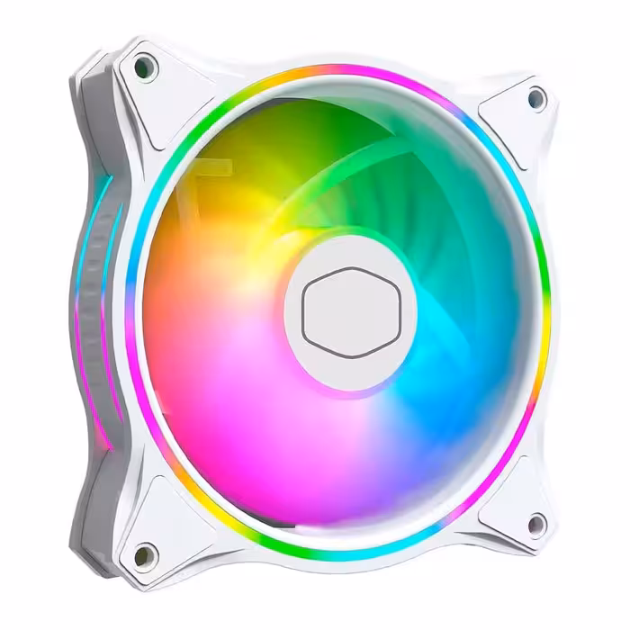 قیمت و خرید فن خنک کننده کیس کولرمستر مدل MasterFan MF140 Halo WHITE EDITION | یاس ارتباط