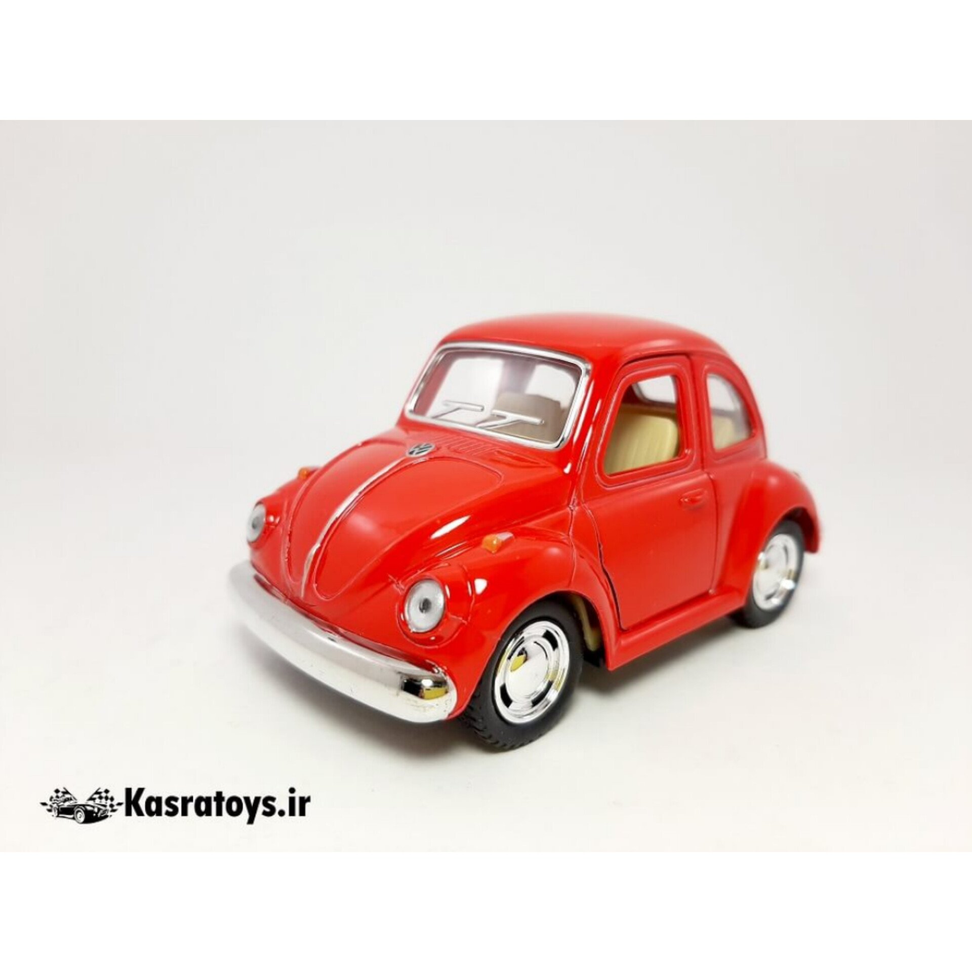 ماشین فلزی فولکس بیتل فانتزی قرمز volkswagen beetle