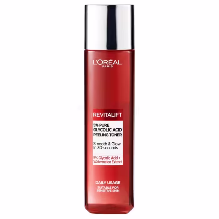 تونر لایه بردار و روشن کننده  لورال مدل L’ORÉAL PARIS REVITALIFT  حجم 180 میل