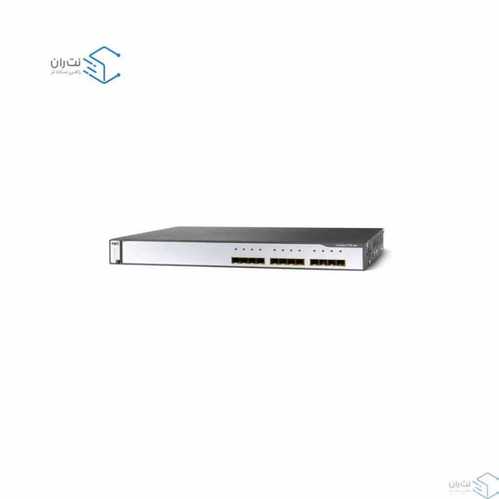 قیمت و خرید سوییچ شبکه 12 پورت سیسکو مدل WS-C3750G-12S-S | نت ران