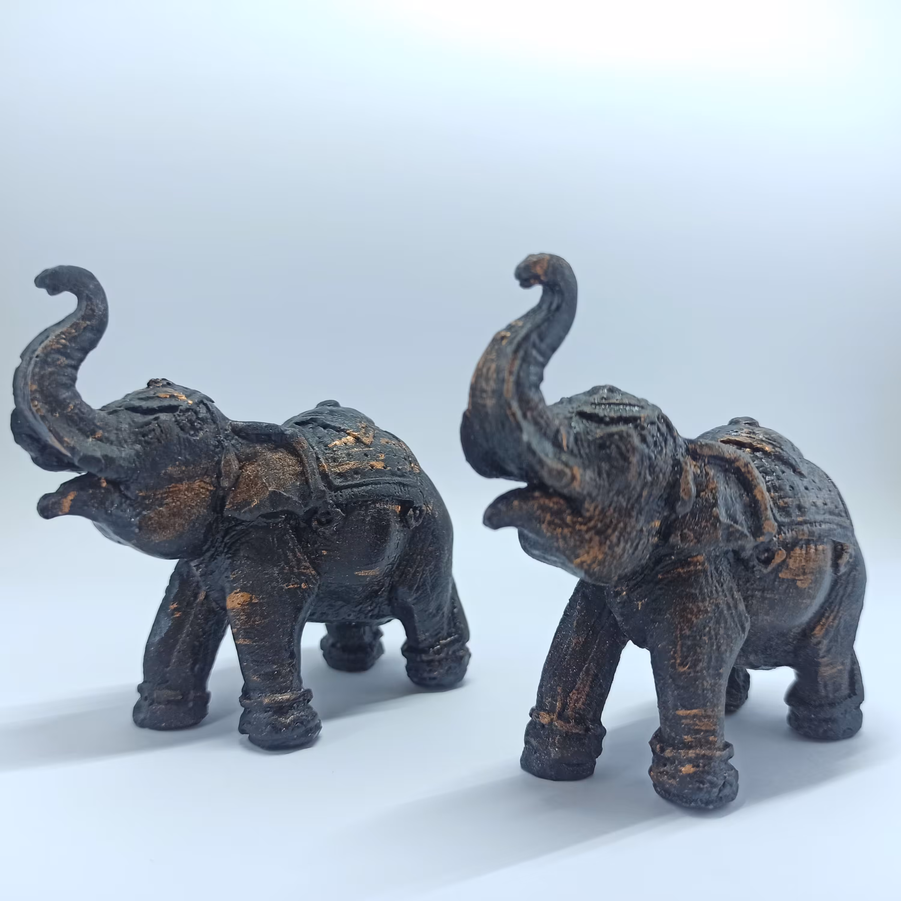 مجسمه فیل جفت کد 112