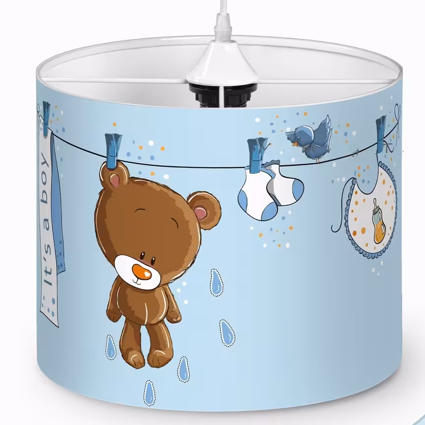 لوستر اتاق کودک طرح خرس بند رخت کد 3331