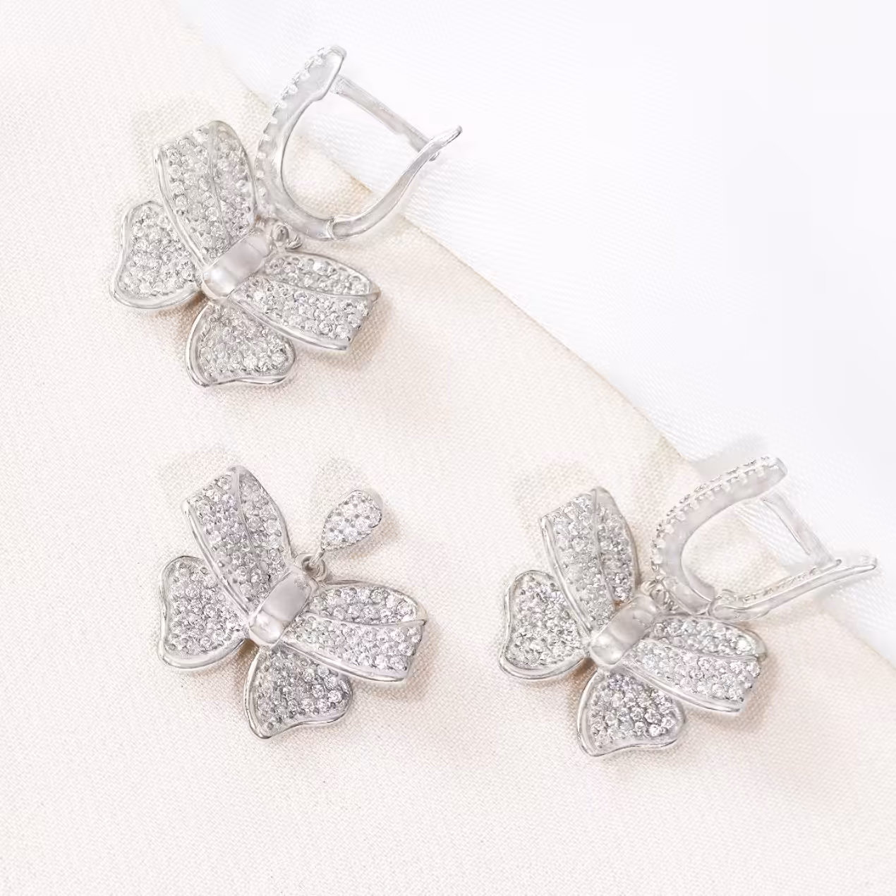 نیم ست نقره میکرو کد S-10217-14