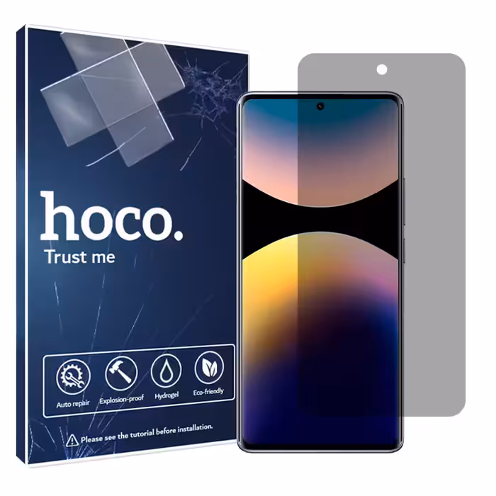 گلس شیائومی Redmi note 14 Pro 5G مدل پرایوسی برند هوکو کد S