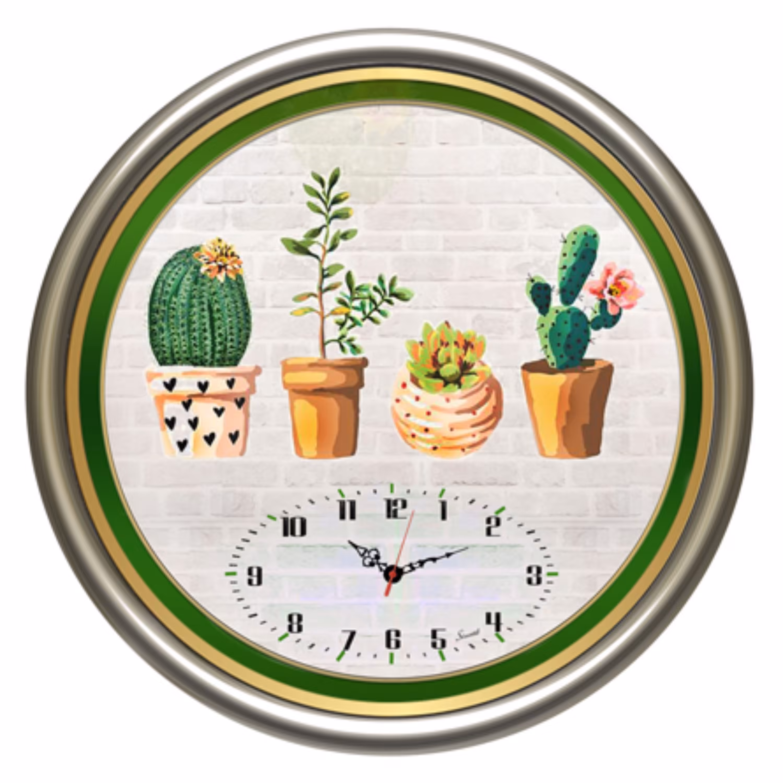 ساعت رومیزی طرح کاکتوس کد 171