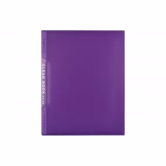 کلیر بوک 80 برگ قاب دار شفاف پاپکو