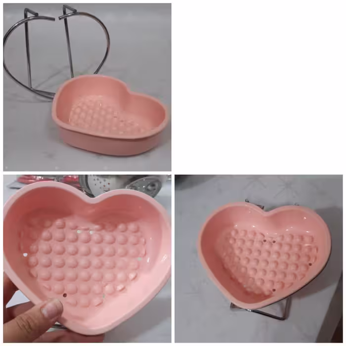 جاصابونی قلبی پایه دار جا صابونی جااسکاجی