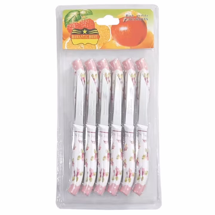 چاقوی میوه خوری رمانتیک هوم کد بسته 12عددی