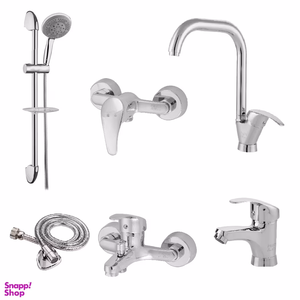 ست شیرآلات فاخته مدل ماهان C مجموعه 6 عددی