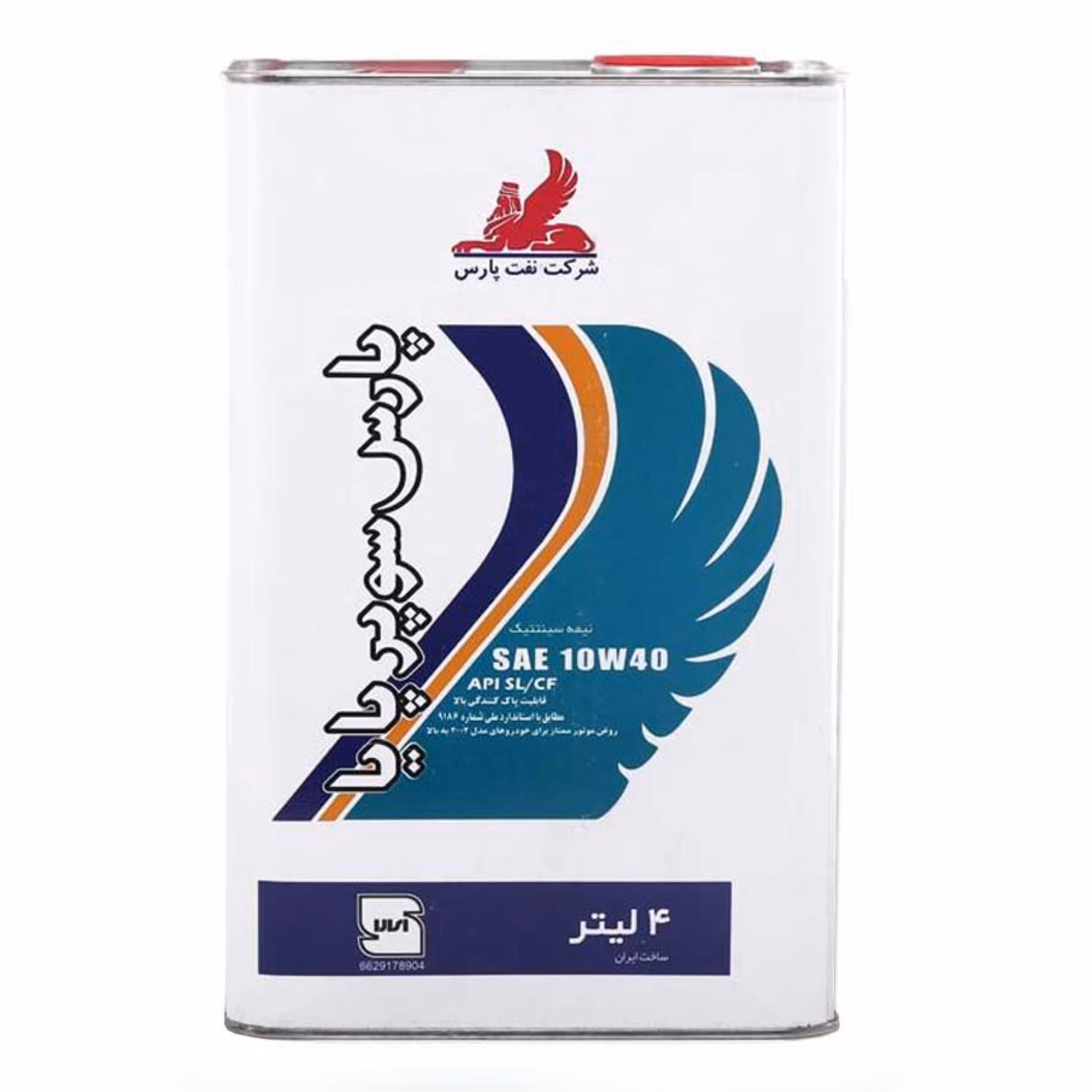 روغن موتور خودرو پارس سوپر پایا 40-10 چهار لیتری با ضمانت اصالت کالا