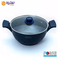 قابلمه گرانیتی فورته مدل اسکار پلاس سایز 28 سرمه ای